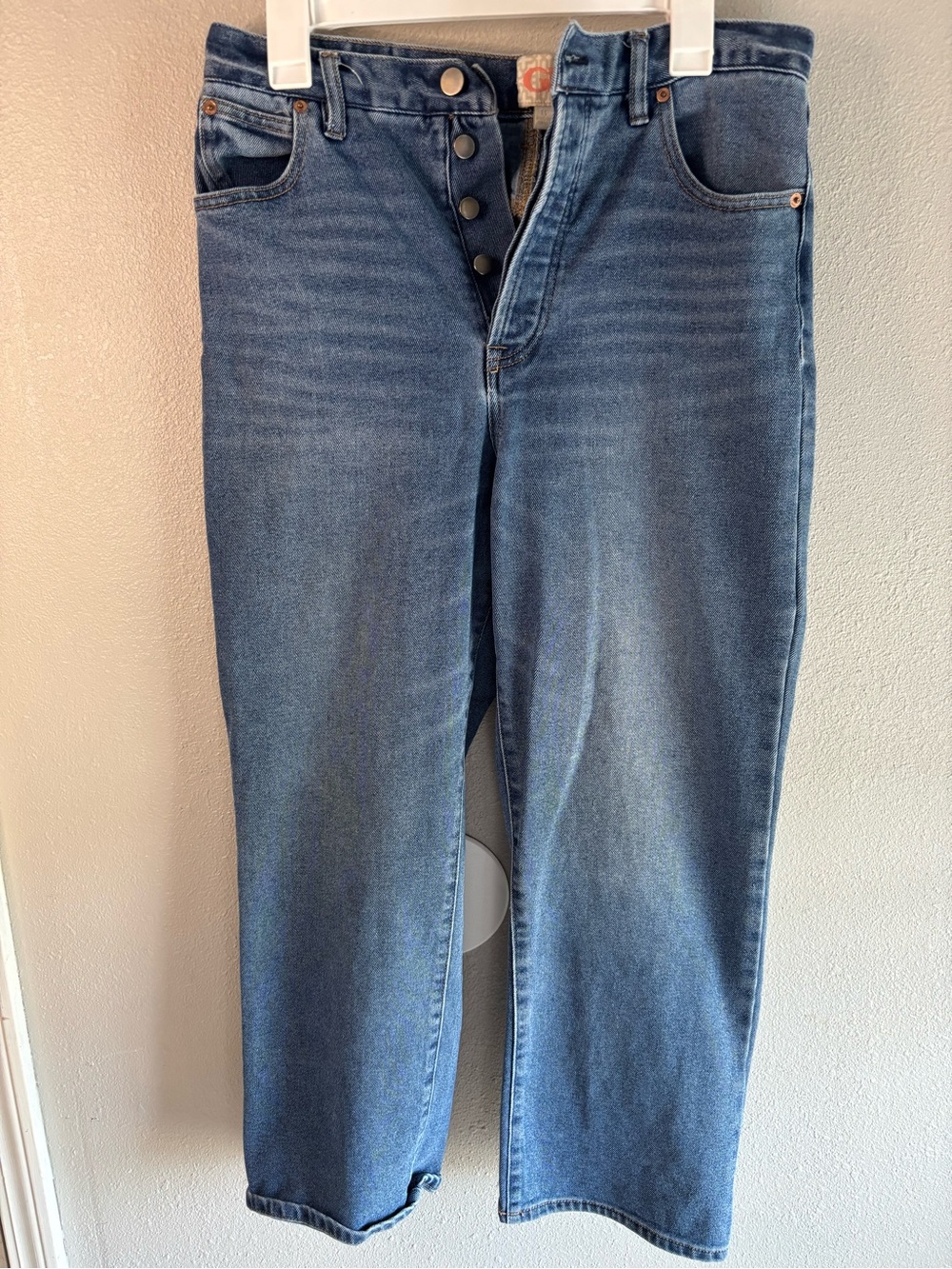 Women’s Blue Denim Jeans - Classic Button-Fly